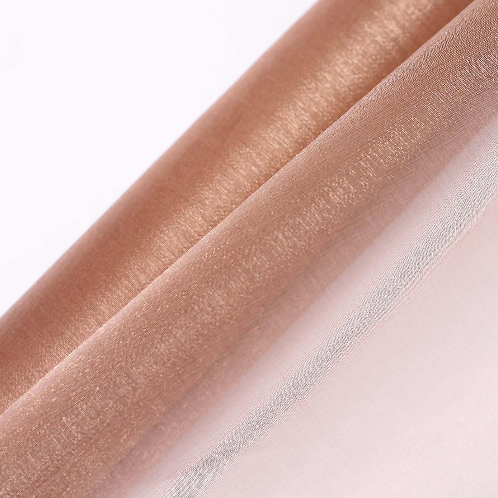 12"x10yd Dusty Rose Sheer Chiffon Fabric Bolt, DIY Voile Drapery Roll