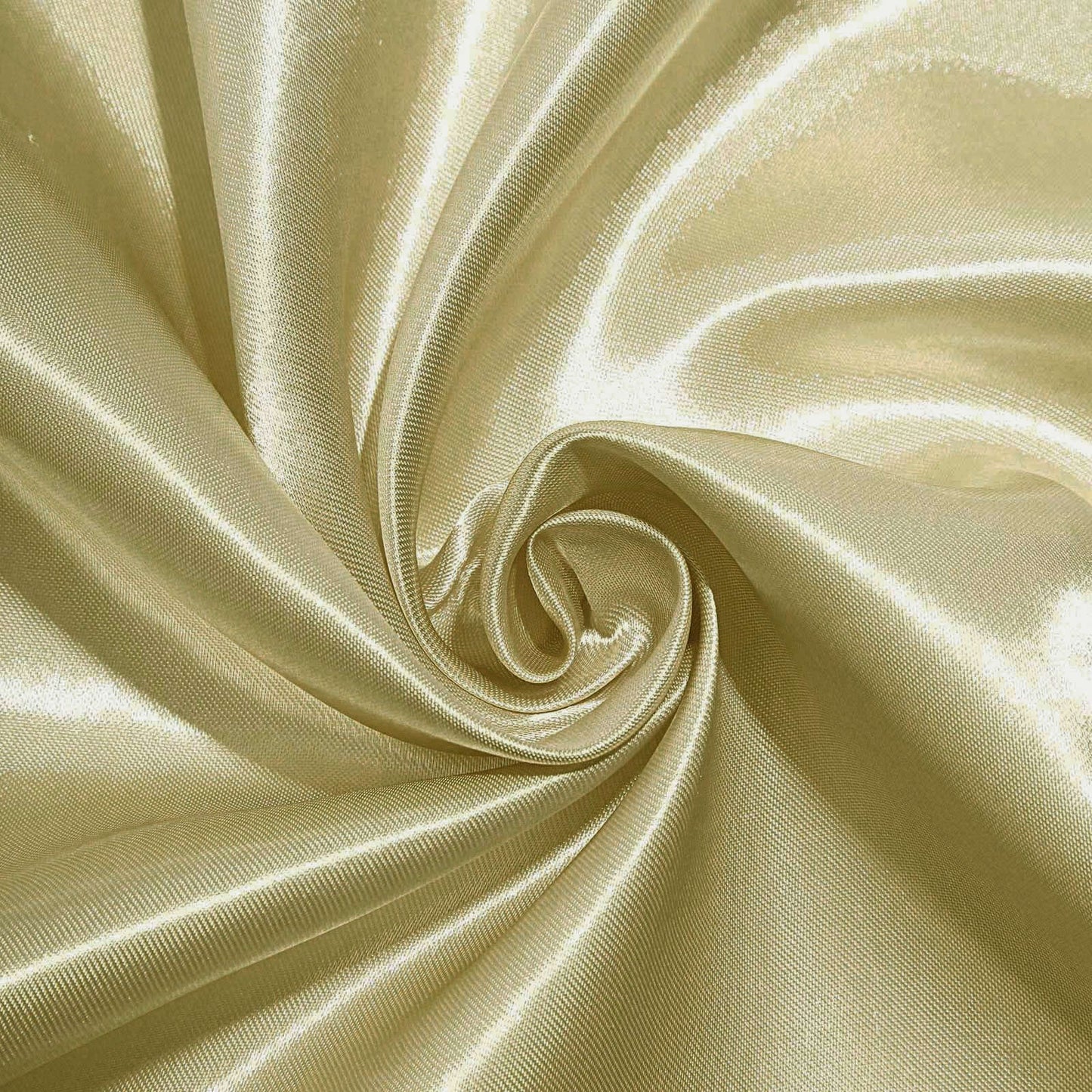 Satin 108" Round Tablecloth Champagne - Smooth and Lustrous Table Cover - NestOCart