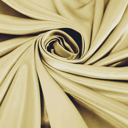 Satin 120" Round Tablecloth Champagne - Stylish Seamless Table Cover - NestOCart