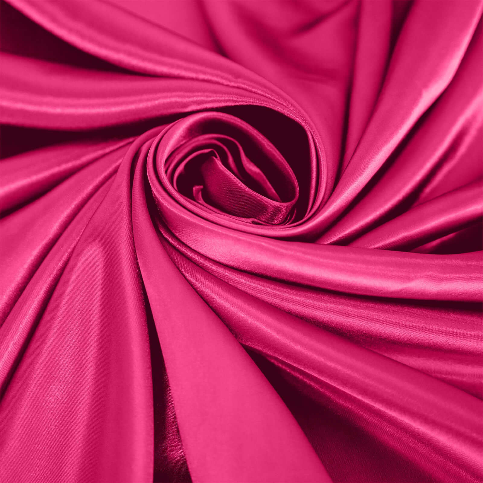 Satin 120" Round Tablecloth Fuchsia - Stylish Seamless Table Cover - NestOCart