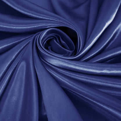 Satin 120" Round Tablecloth Navy Blue - Stylish Seamless Table Cover - NestOCart