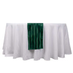 Satin 12"x108" Table Runner Hunter Emerald Green - Stripe Table Decor - Bell Racket Store