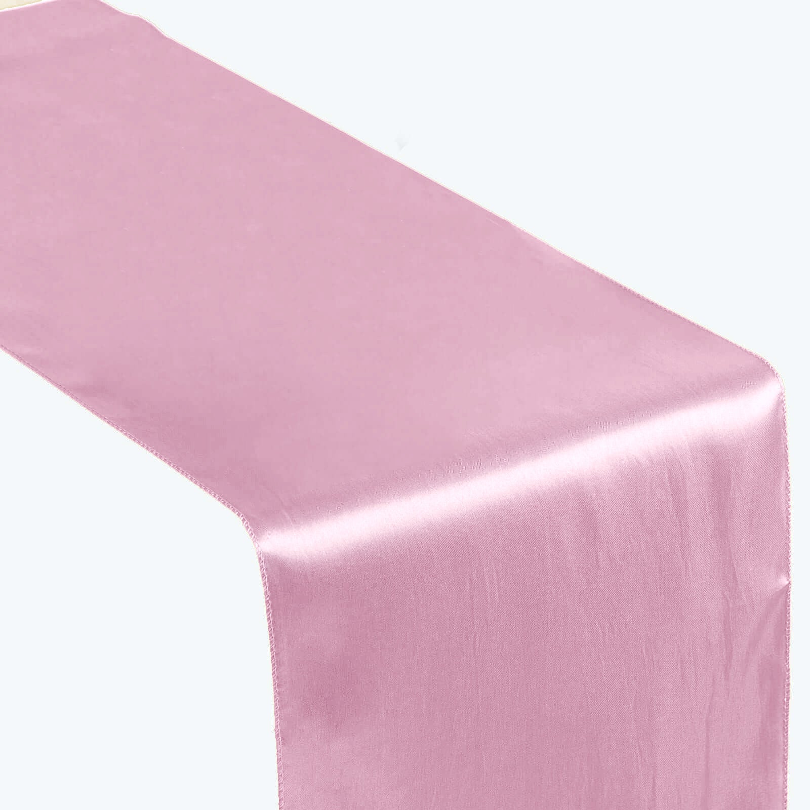 Satin 12"x108" Table Runner Pink - Stylish Table Linen - NestOCart