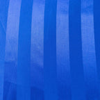 Satin 12"x108" Table Runner Royal Blue - Stripe Table Decor - Bell Racket Store