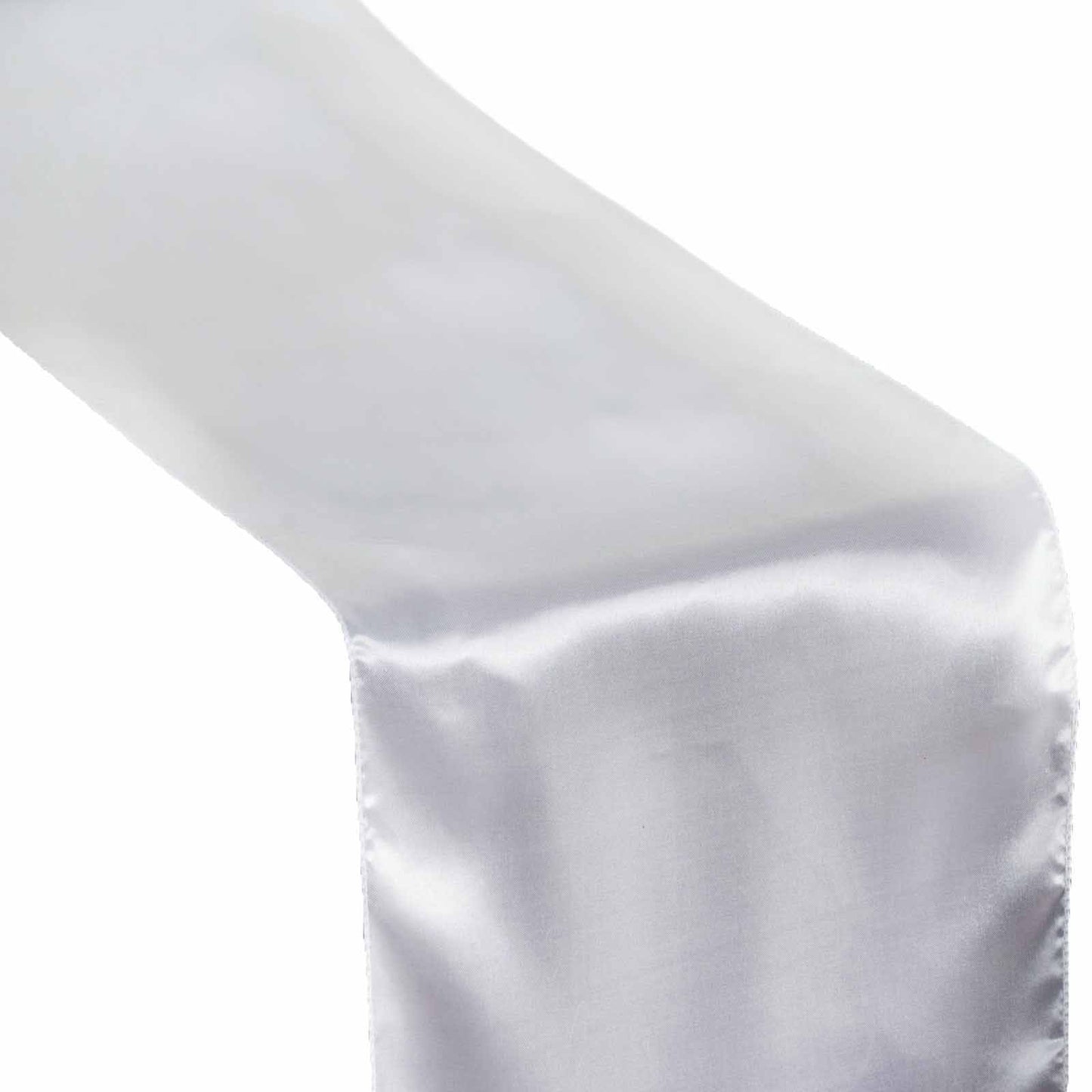 Satin 12"x108" Table Runner White - Stylish Table Linen for Weddings & Events - NestOCart