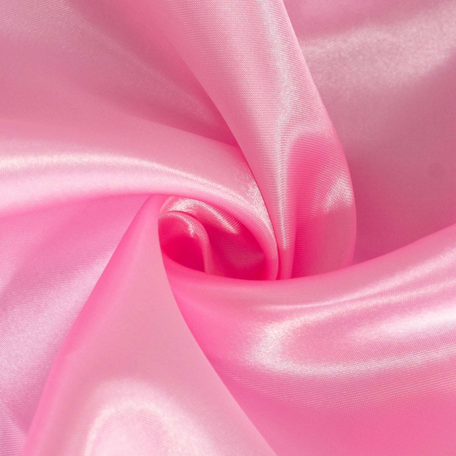Satin 132" Round Tablecloth Pink - Stylish Seamless Table Cover - Bell Racket Store