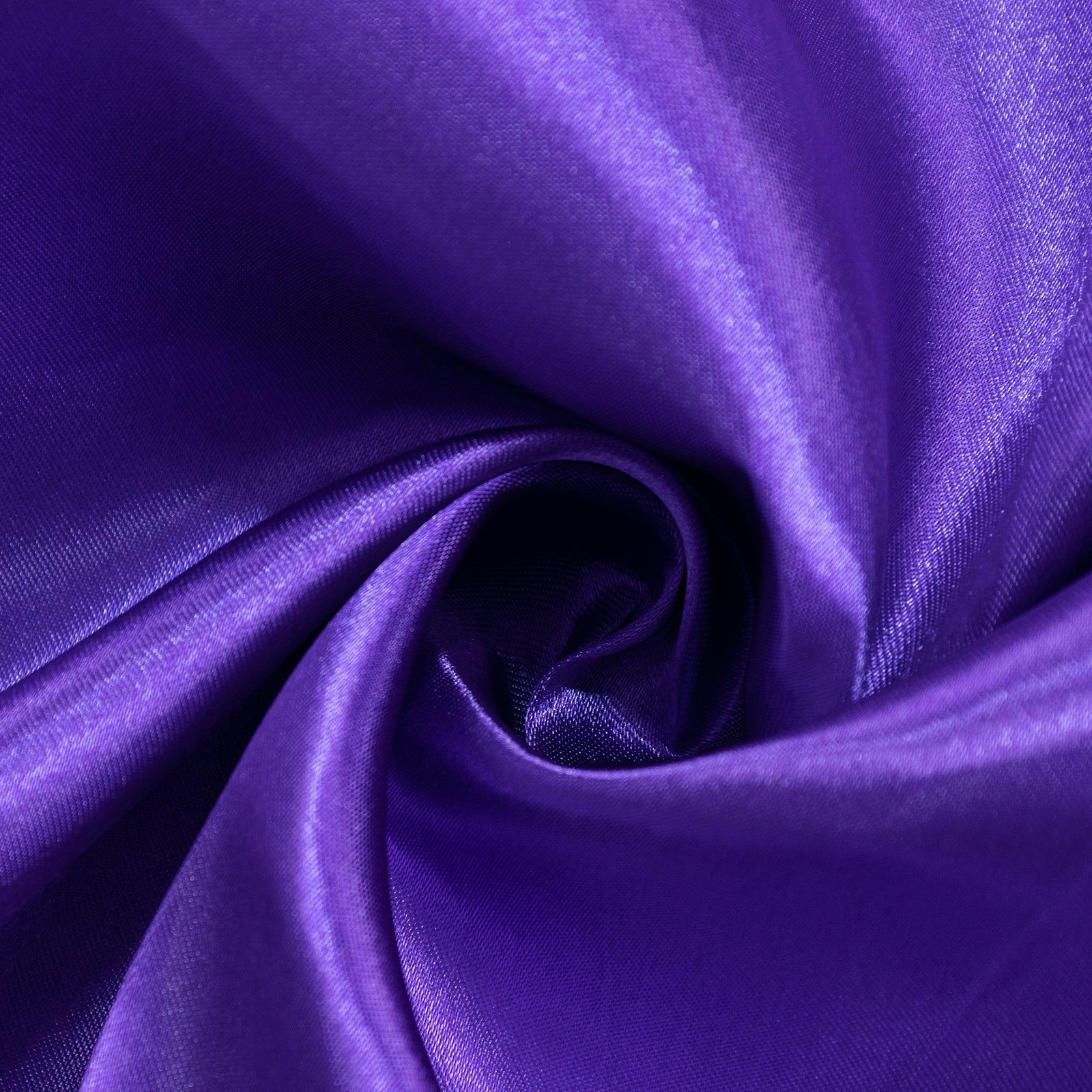 Satin 132" Round Tablecloth Purple - Stylish Seamless Table Cover - Bell Racket Store