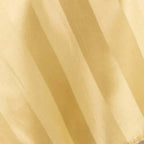 Satin 72"x72" Table Overlay Square Tablecloth Champagne - Stripe Table Topper - Bell Racket Store