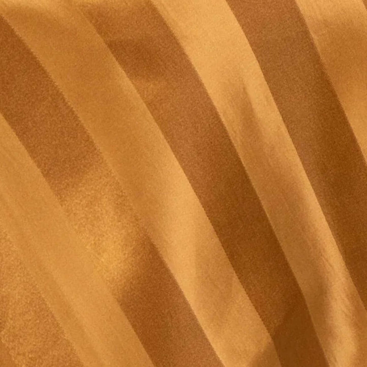 Satin 72"x72" Table Overlay Square Tablecloth Gold - Stripe Table Topper - Bell Racket Store