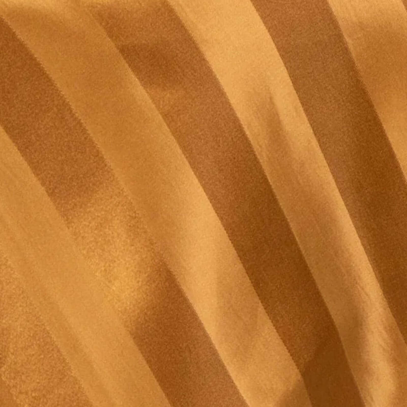 Satin 72"x72" Table Overlay Square Tablecloth Gold - Stripe Table Topper - Bell Racket Store
