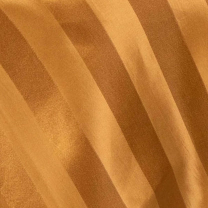 Satin 72"x72" Table Overlay Square Tablecloth Gold - Stripe Table Topper - Bell Racket Store