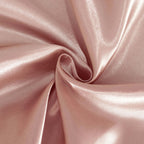 Satin 90" Round Tablecloth Dusty Rose - Smooth and Lustrous Table Cover - Bell Racket Store