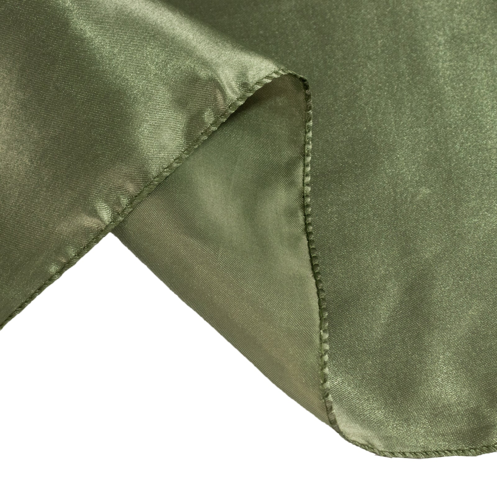 Satin 90"x90" Table Overlay Square Tablecloth Dusty Sage Green - Smooth Finish Table Topper - Bell Racket Store