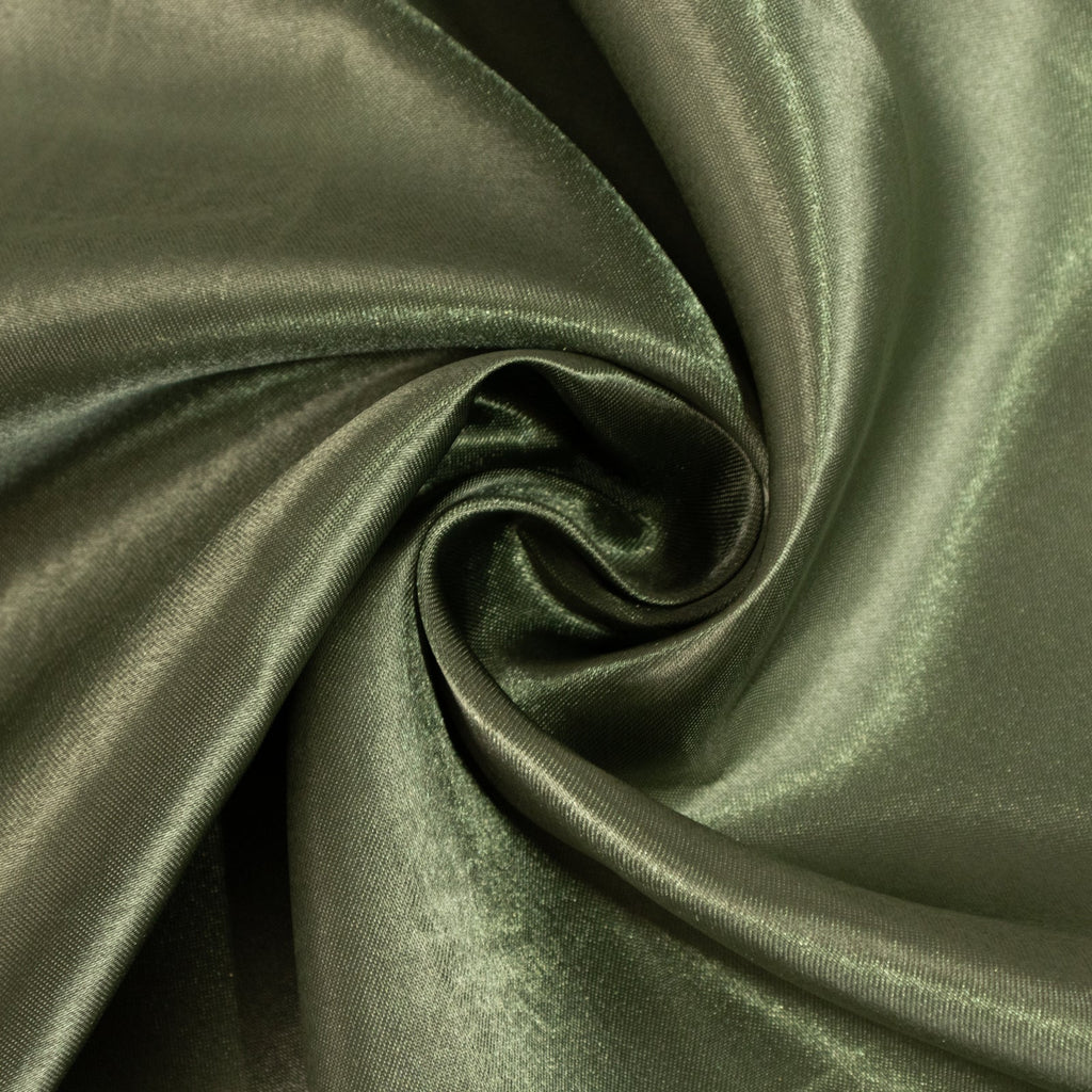 Satin 90"x90" Table Overlay Square Tablecloth Dusty Sage Green - Smooth Finish Table Topper - Bell Racket Store