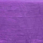 Taffeta 90"x156" Rectangle Tablecloth Purple - Accordion Crinkle Seamless Table Cover