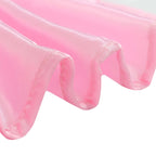 Satin Rectangular 60"x102" Tablecloth Pink - Smooth and Lustrous Table Cover - Bell Racket Store