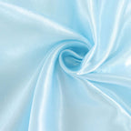 Satin Rectangular 60"x126" Tablecloth Light Blue - Smooth and Lustrous Table Cover - Bell Racket Store