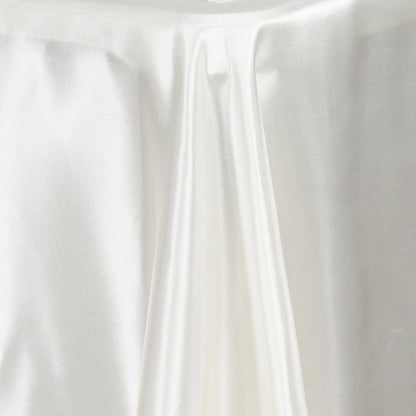 Satin Rectangular 72"x120" Tablecloth Ivory - Smooth & Easy to Maintain Table Cover - NestOCart