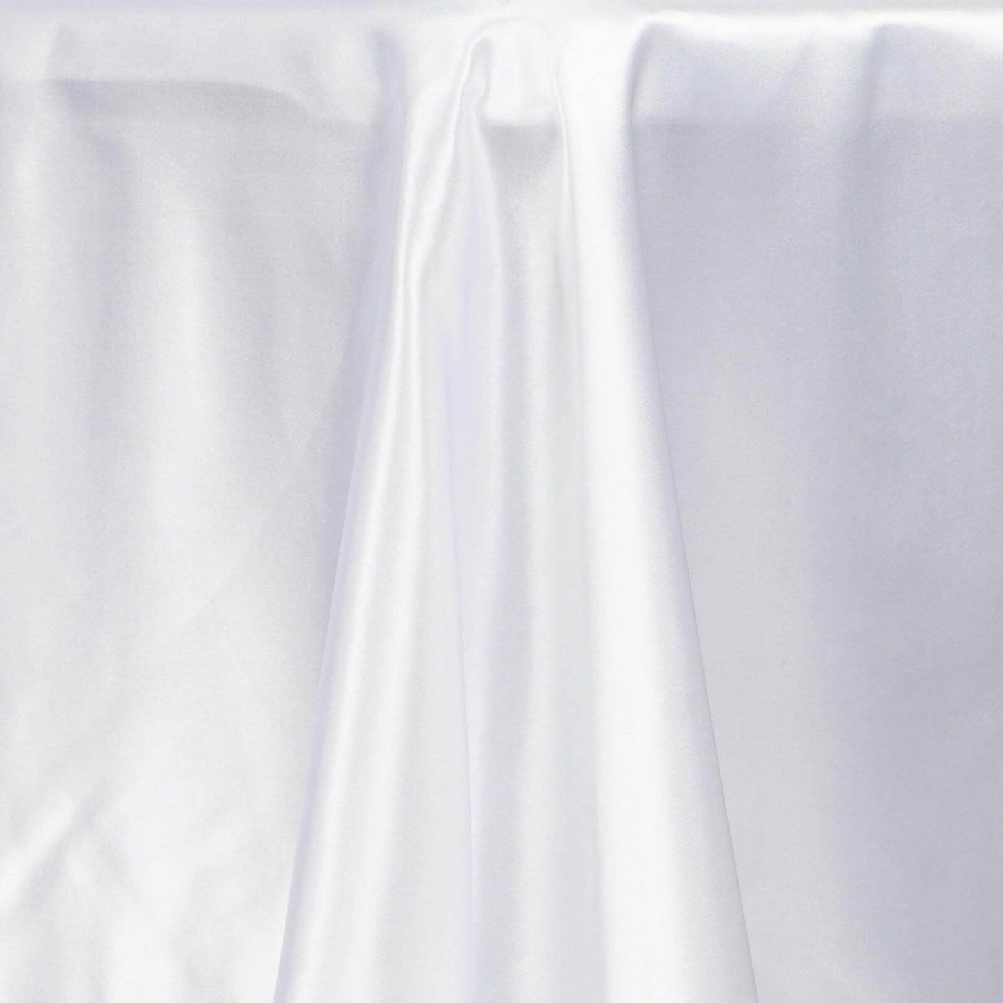 Satin Rectangular 72"x120" Tablecloth White - Smooth & Easy to Maintain Table Cover For Classy Weddings & Events - NestOCart