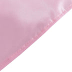 Satin Rectangular 90"x132" Tablecloth Pink - Seamless Table Cover - Bell Racket Store