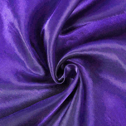 Satin Rectangular 90"x132" Tablecloth Purple - Seamless Table Cover - NestOCart
