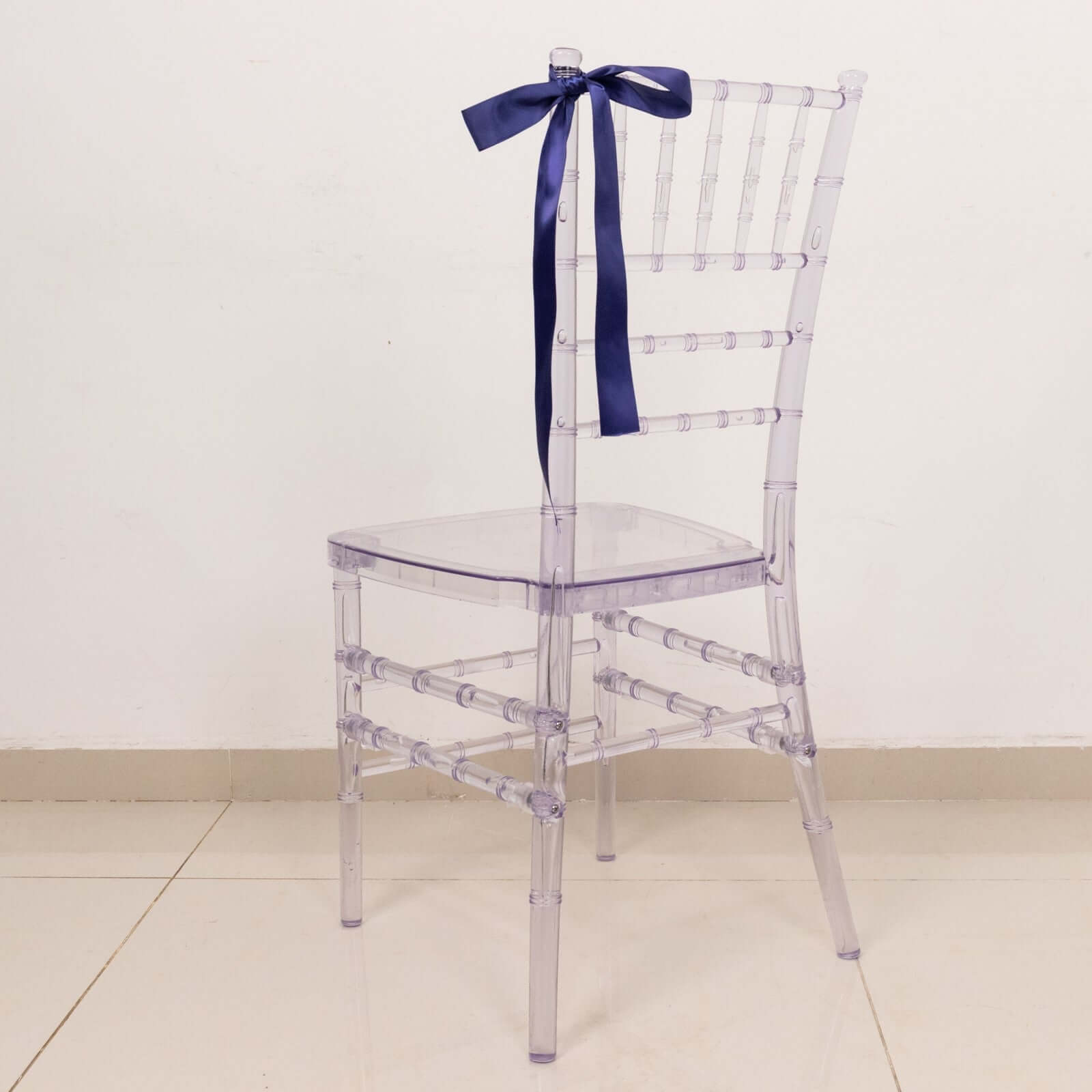 50 Yards 1.5" Navy Blue Single Face Decorative Satin Ribbon