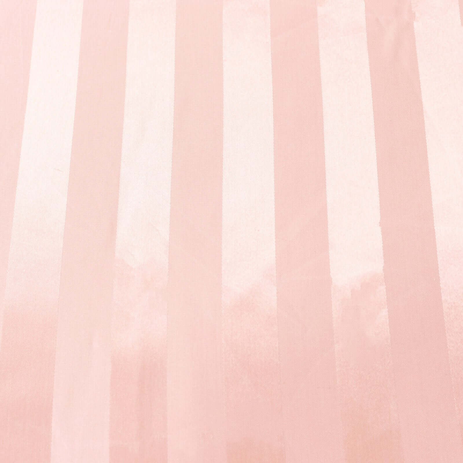 Satin Striped 120" Round Tablecloth Dusty Rose - Silky Smooth Seamless Table Cover - Bell Racket Store