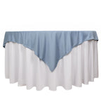 Scuba 70"x70" Table Overlay Square Tablecloth Dusty Blue - Wrinkle Free & Stain Resistant Table Cover - Bell Racket Store