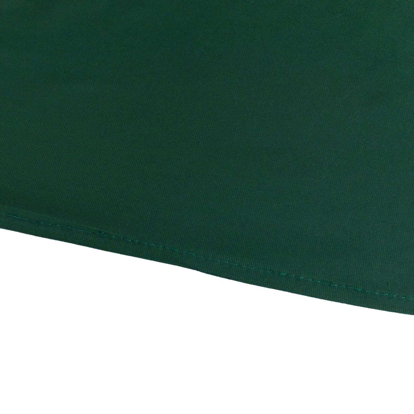 Scuba 70"x70" Table Overlay Square Tablecloth Hunter Emerald Green - Wrinkle Free & Stain Resistant Table Cover - Bell Racket Store