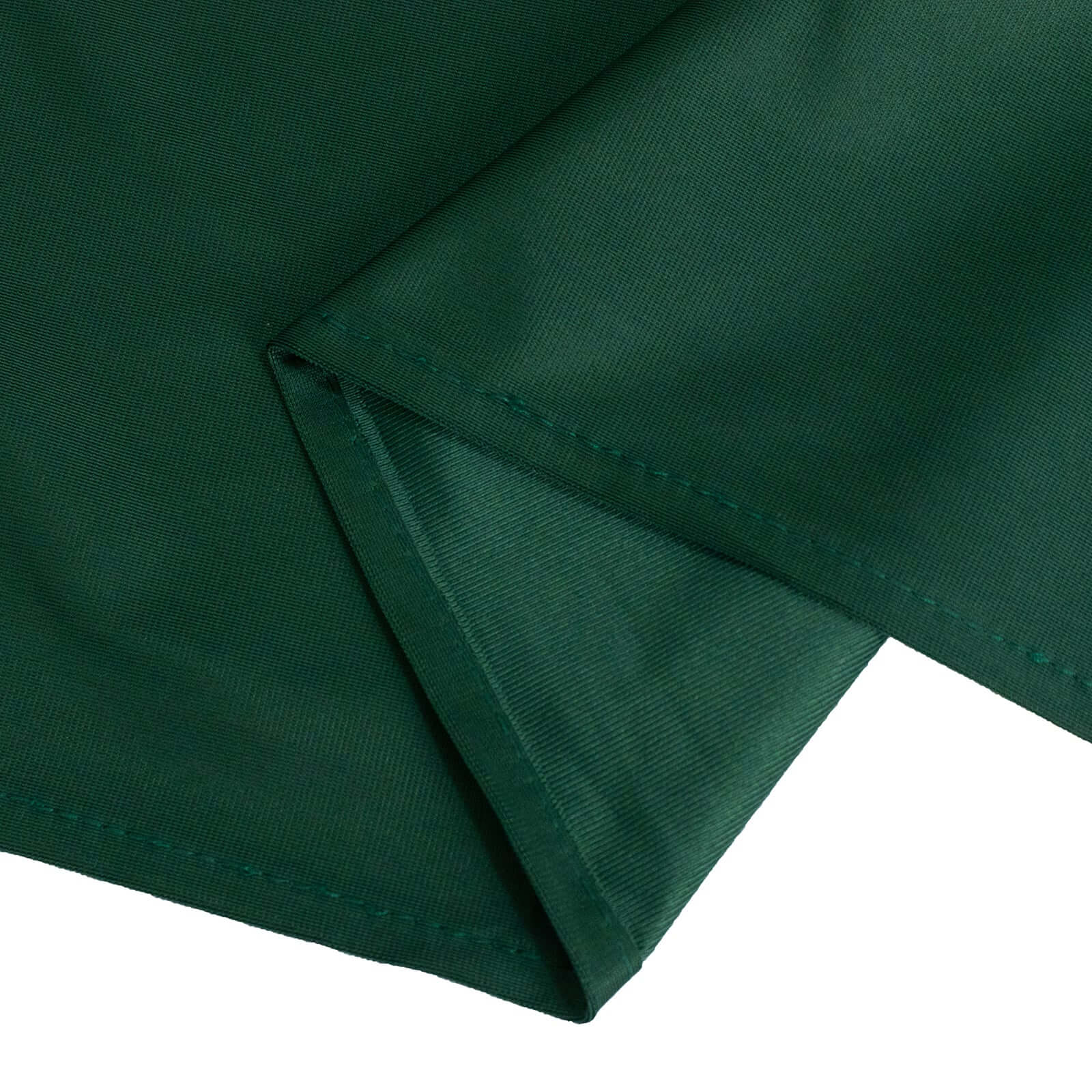 Scuba 70"x70" Table Overlay Square Tablecloth Hunter Emerald Green - Wrinkle Free & Stain Resistant Table Cover - Bell Racket Store