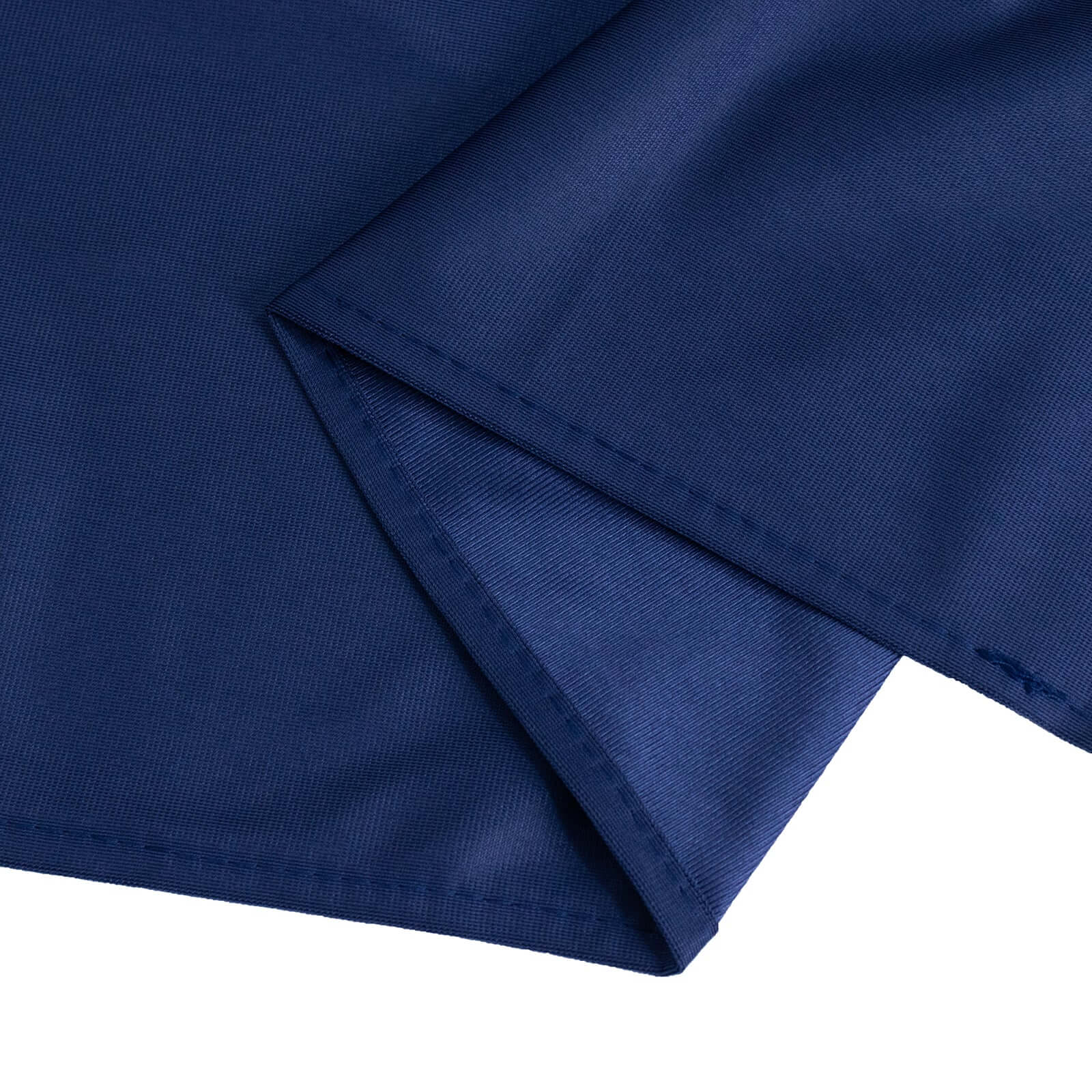 Scuba 70"x70" Table Overlay Square Tablecloth Navy Blue - Wrinkle Free & Stain Resistant Table Cover - Bell Racket Store