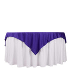 Scuba 70"x70" Table Overlay Square Tablecloth Purple - Wrinkle Free & Stain Resistant Table Cover - Bell Racket Store