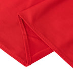 Scuba 70"x70" Table Overlay Square Tablecloth Red - Wrinkle Free & Stain Resistant Table Cover - Bell Racket Store