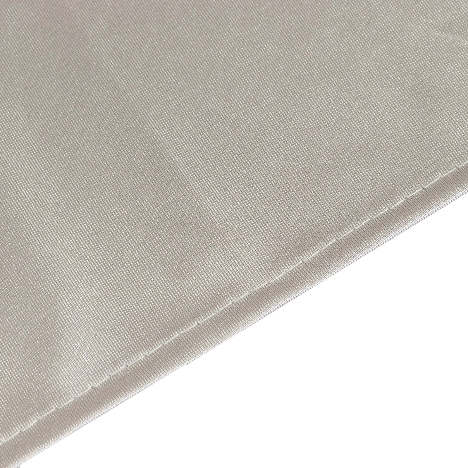 Scuba 70"x70" Table Overlay Square Tablecloth Shimmer Silver - Wrinkle Free & Stain Resistant Table Cover - Bell Racket Store