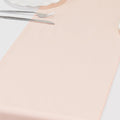 Scuba Polyester 12"x108" Table Runner Blush - Wrinkle - Free Table Linen - Bell Racket Store