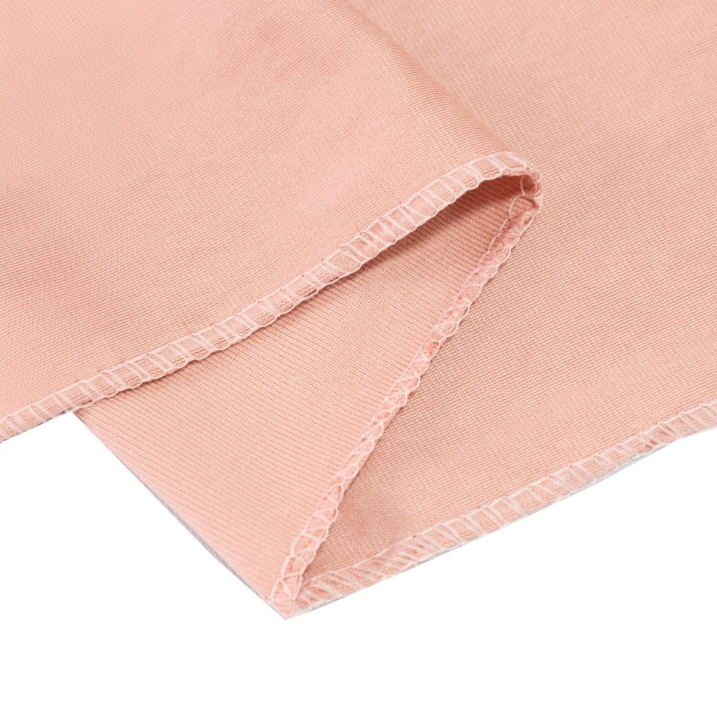 Scuba Polyester 12"x108" Table Runner Dusty Rose - Wrinkle - Free Table Linen - Bell Racket Store