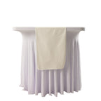 Scuba Polyester 12"x108" Table Runner Ivory - Wrinkle - Free Table Linen - Bell Racket Store