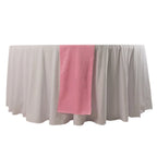 Scuba Polyester 12"x108" Table Runner Pink - Wrinkle - Free Table Linen - Bell Racket Store