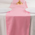 Scuba Polyester 12"x108" Table Runner Pink - Wrinkle - Free Table Linen - Bell Racket Store