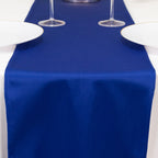 Scuba Polyester 12"x108" Table Runner Royal Blue - Wrinkle - Free Table Linen - Bell Racket Store