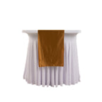 Scuba Polyester 12"x108" Table Runner Shimmer Gold - Wrinkle - Free Table Linen for Events and Banquets - Bell Racket Store