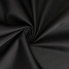 Scuba Polyester 24"x72" Wide Table Runner Black - Wrinkle - Free Table Linen - Bell Racket Store