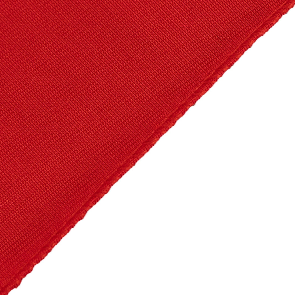 Scuba Polyester 24"x72" Wide Table Runner Red - Wrinkle - Free Table Linen - Bell Racket Store