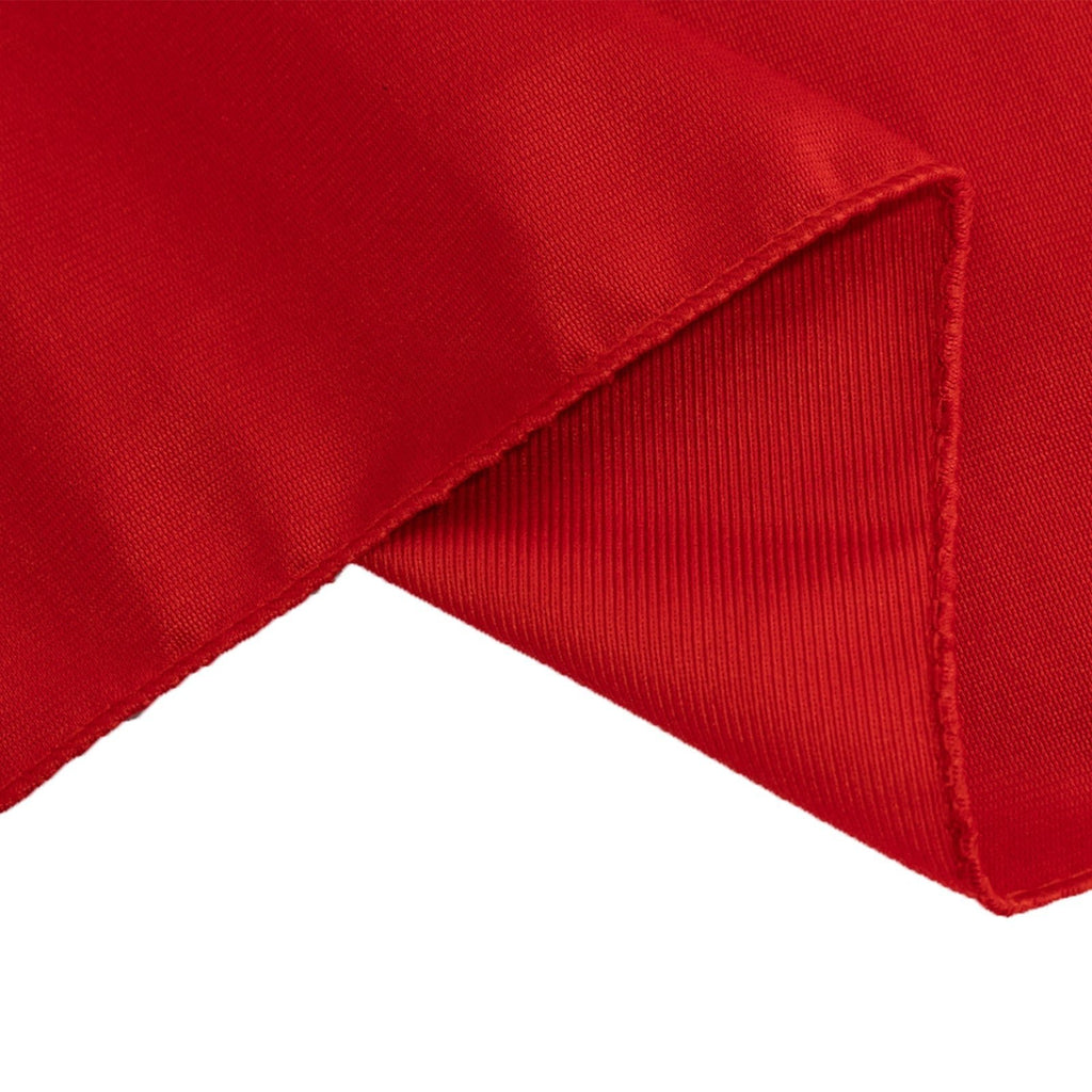 Scuba Polyester 24"x72" Wide Table Runner Red - Wrinkle - Free Table Linen - Bell Racket Store