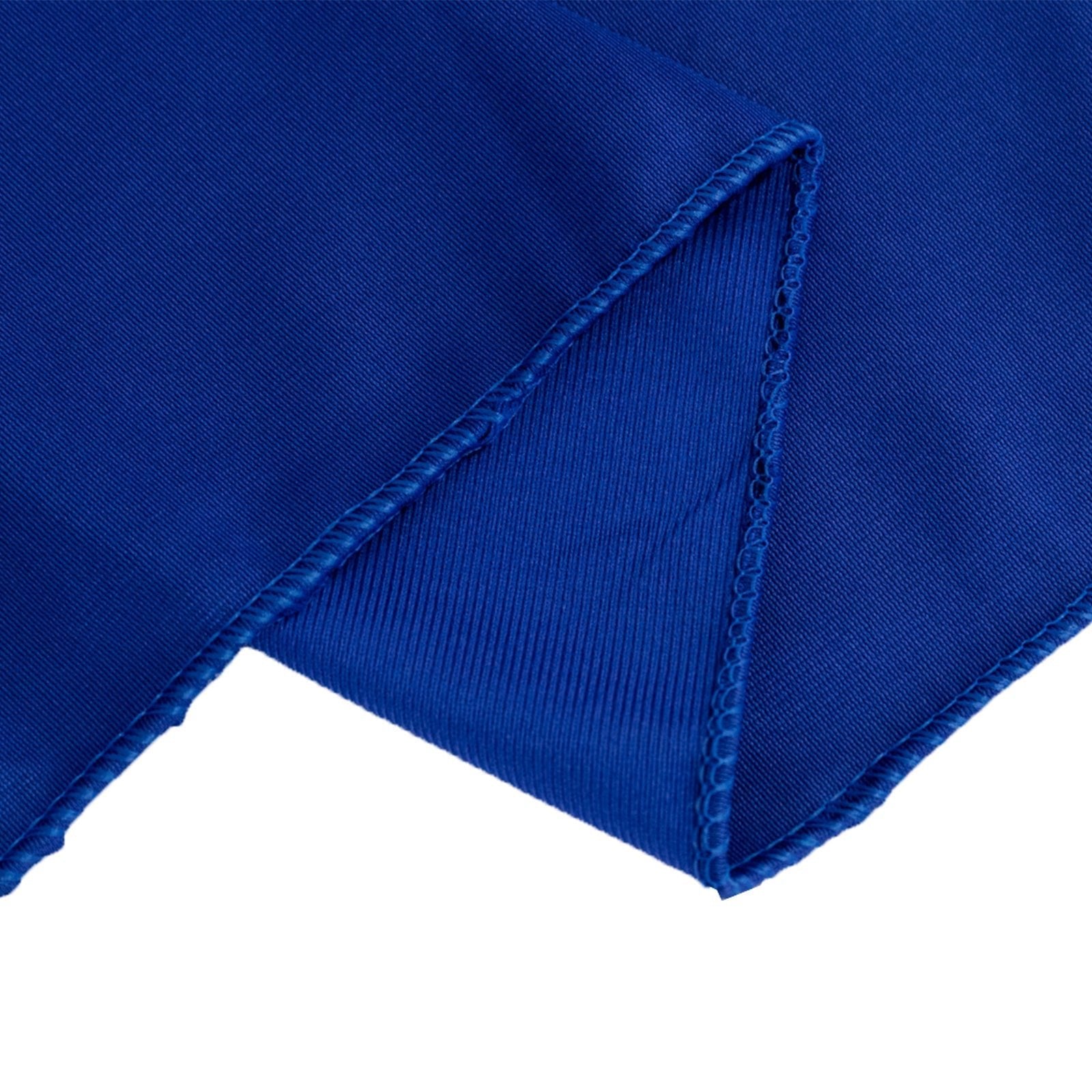 Scuba Polyester 24"x72" Wide Table Runner Royal Blue - Wrinkle - Free Table Linen - Bell Racket Store