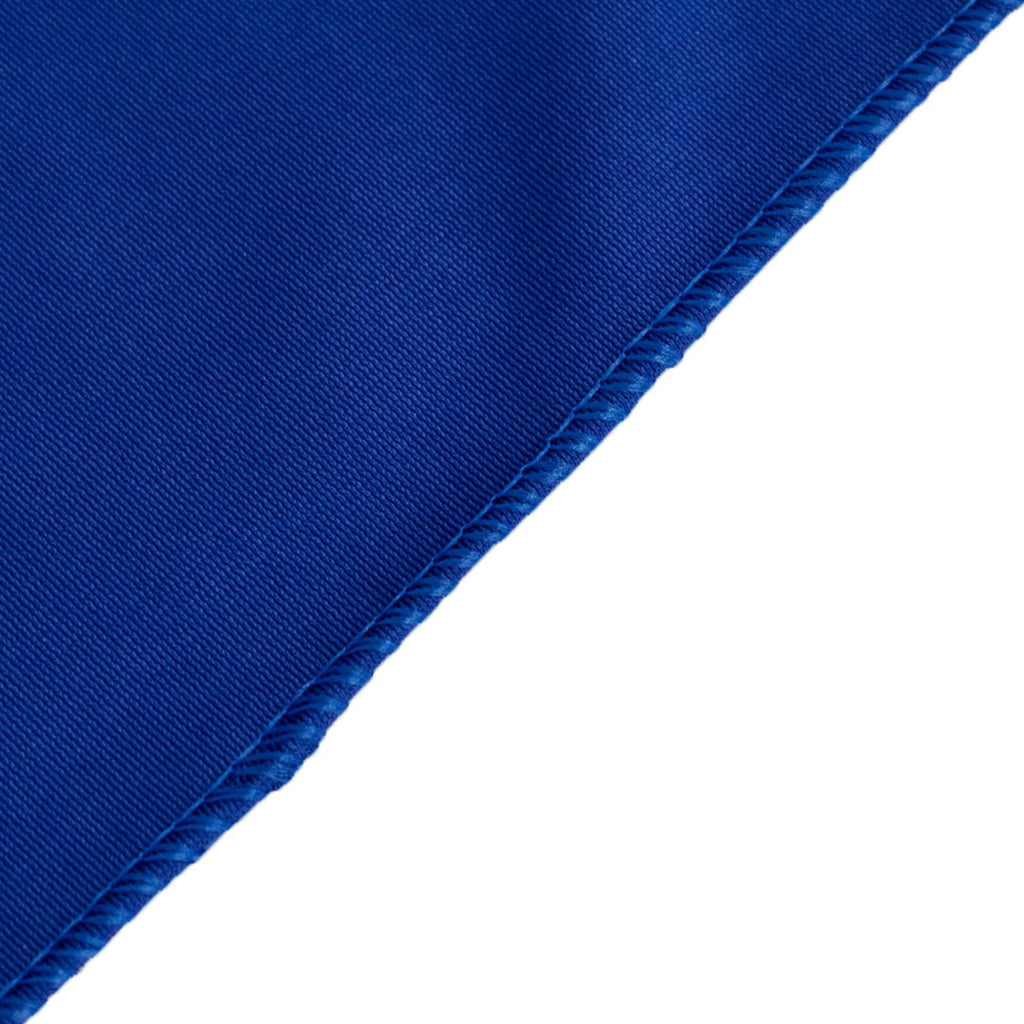 Scuba Polyester 24"x72" Wide Table Runner Royal Blue - Wrinkle - Free Table Linen - Bell Racket Store