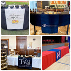 Scuba Polyester 24"x72" Wide Table Runner Royal Blue - Wrinkle - Free Table Linen - Bell Racket Store