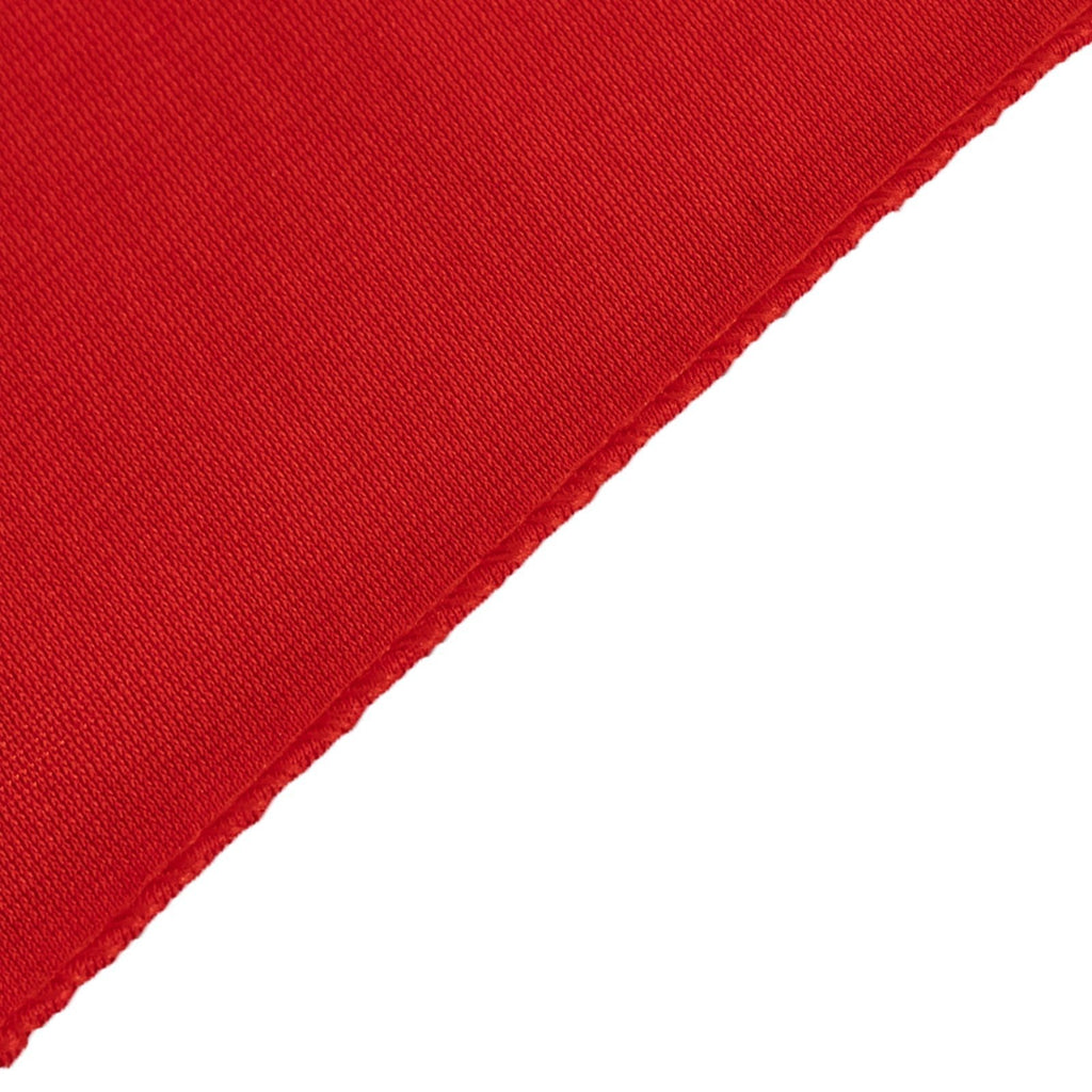 Scuba Polyester 36"x72" Wide Table Runner Red - Wrinkle - Free Trade Show Table Linen - Bell Racket Store