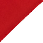 Scuba Polyester 36"x72" Wide Table Runner Red - Wrinkle - Free Trade Show Table Linen - Bell Racket Store