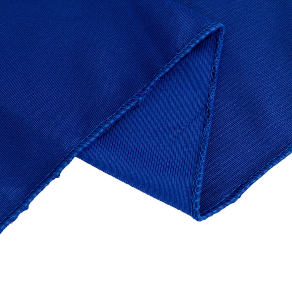 Scuba Polyester 36"x72" Wide Table Runner Royal Blue - Wrinkle - Free Trade Show Table Linen - Bell Racket Store